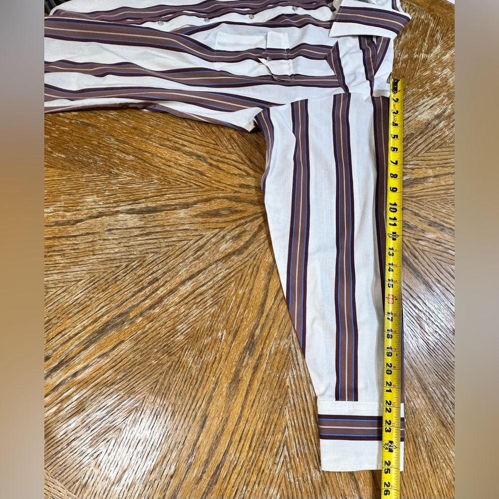 VINTAGE Panhandle Slim western rodeo show shirt stripe snap pearl button 70s 80s - Picture 11 of 11